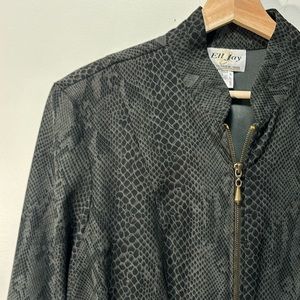 Vintage ELL Jay snake print jacket